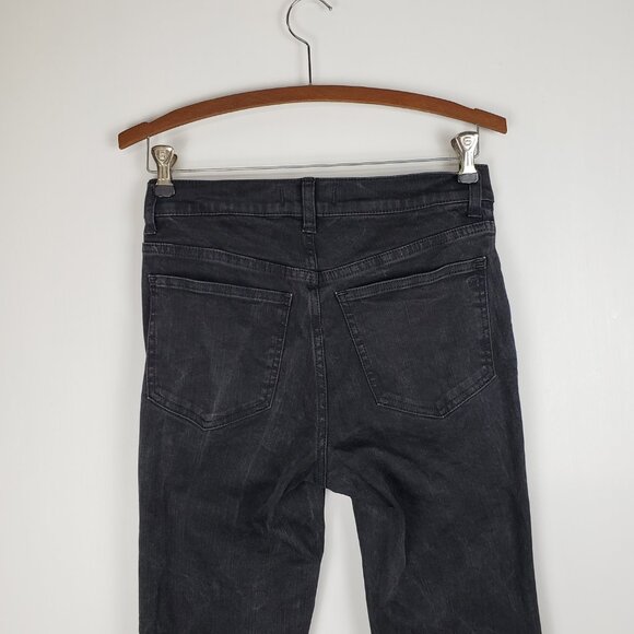 Madewell Kick Out Full-Length Jeans Black Style NS919 Mid Rise Womens Size 27 - Picture 5 of 10